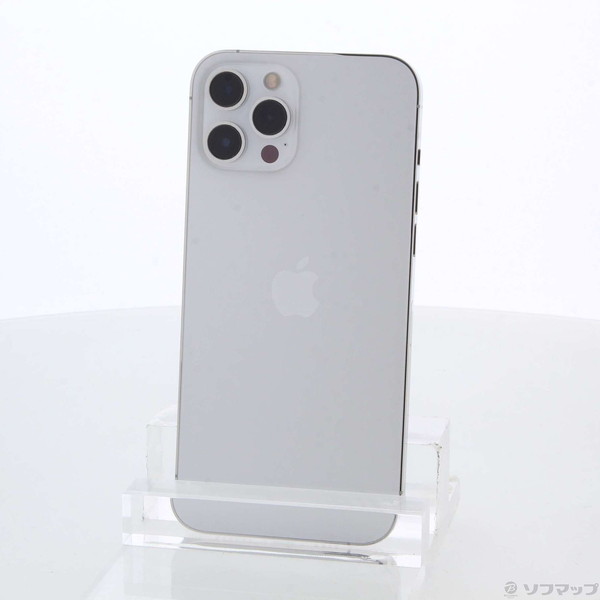 【中古】Apple(アップル) iPhone12 Pro Max 256GB シルバー MGD03J／A SIMフリー 【384-ud】