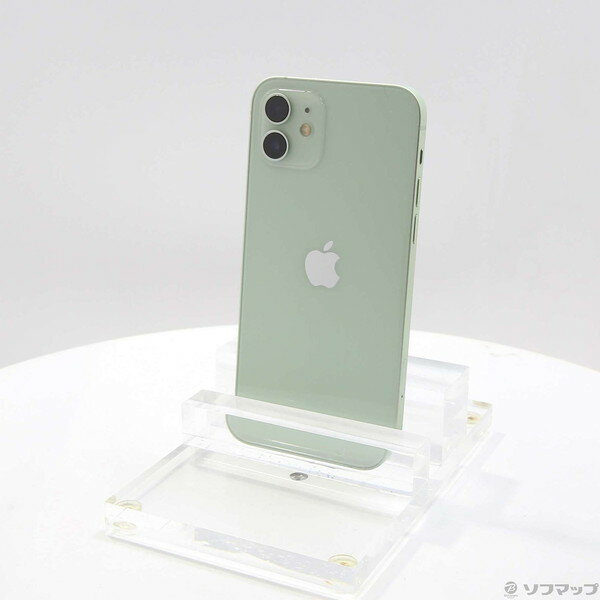 【中古】Apple(アップル) iPhone12 128GB グリーン MGHY3J／A SIMフリー 【368-ud】