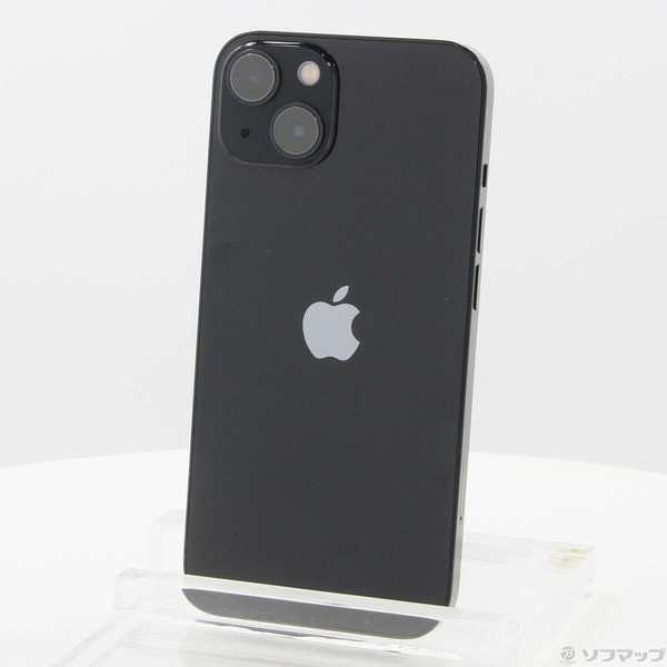 【中古】Apple(アップル) iPhone13 128GB ミッドナイト MLNC3J／A SIMフリー 【262-ud】