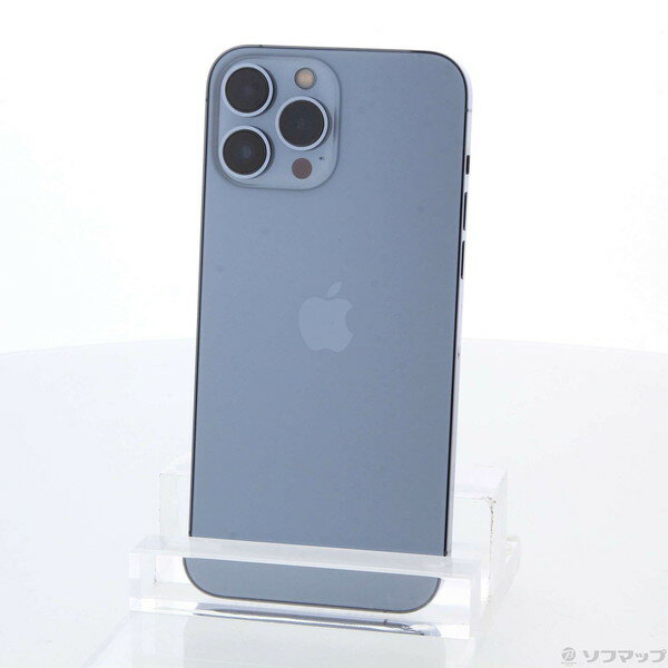 【中古】Apple(アップル) iPhone13 Pro Max 256GB シエラブルー MLJD3J／A SIMフリー 【269-ud】