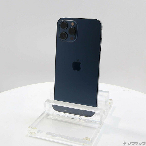 【中古】Apple(アップル) iPhone12 Pro Max 256GB パシフィックブルー MGD23J／A SIMフリー 【262-ud】