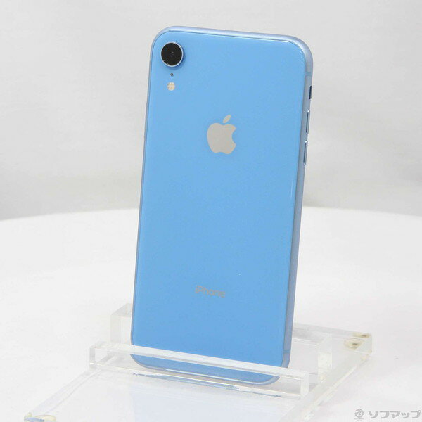 【中古】Apple(アップル) iPhoneXR 128GB ブルー MT0U2J／A SIMフリー 【349-ud】