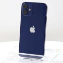 【中古】Apple(アップル) iPhone12 mini 64GB ブルー MGAP3J／A SIMフリー 【269-ud】