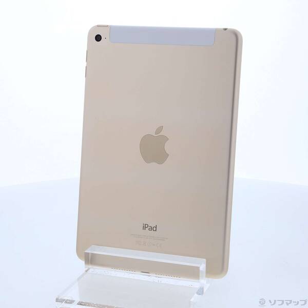 【中古】Apple(アップル) iPad mini 4 64GB ゴールド MK752J／A SIMフリー 【276-ud】