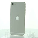 【中古】Apple(アップル) iPhone SE 第3世代 64GB スターライト MMYD3J／A SIMフリー 【344-ud】