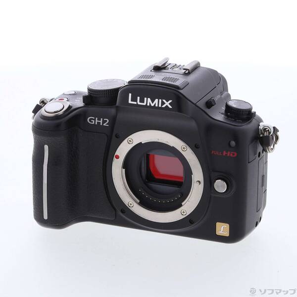 【中古】Panasonic(パナソニック) LUMIX DMC-GH2-K ボディ (ブラック) (1605万画素／SDXC) 【297-ud】