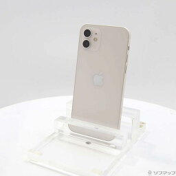 【中古】Apple(アップル) iPhone12 128GB ホワイト MGHV3J／A SIMフリー 【262-ud】