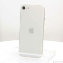 【中古】Apple(アップル) iPhone SE 第3世代 64GB スターライト MMYD3J／A SIMフリー 【352-ud】