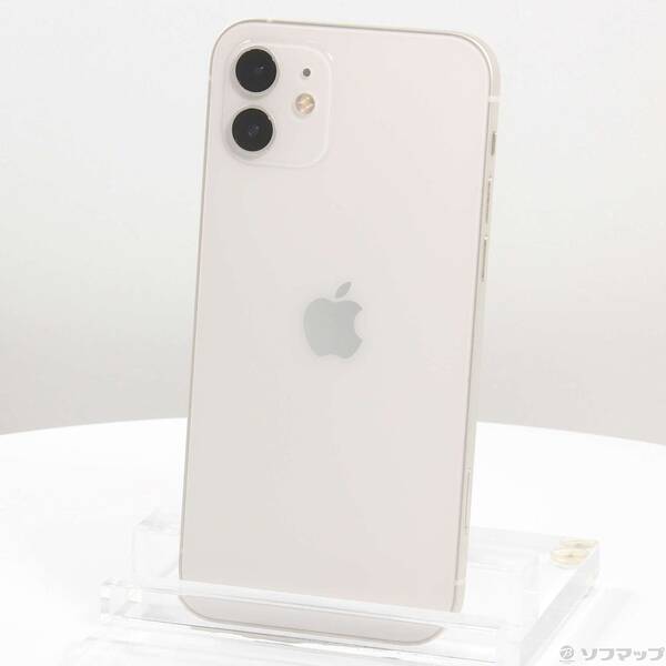 【中古】Apple(アップル) iPhone12 128GB ホワイト MGHV3J／A SIMフリー 【252-ud】