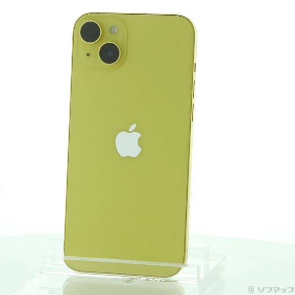 【中古】Apple(アップル) iPhone14 Plus 128GB イエロー MR603J／A SIMフリー 【258-ud】