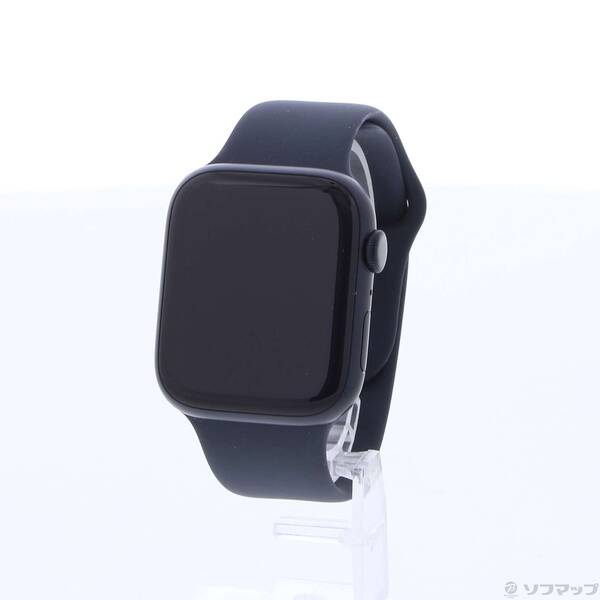 【中古】Apple(アップル) Apple Watch Series 9 GPS 45mm ミッドナイトアルミニウムケース ミッドナイトスポーツバンド 【262-ud】