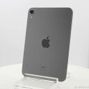 【中古】Apple(アップル) iPad mini 第6世代 64GB スペースグレイ MK7M3X／A Wi-Fi 【349-ud】