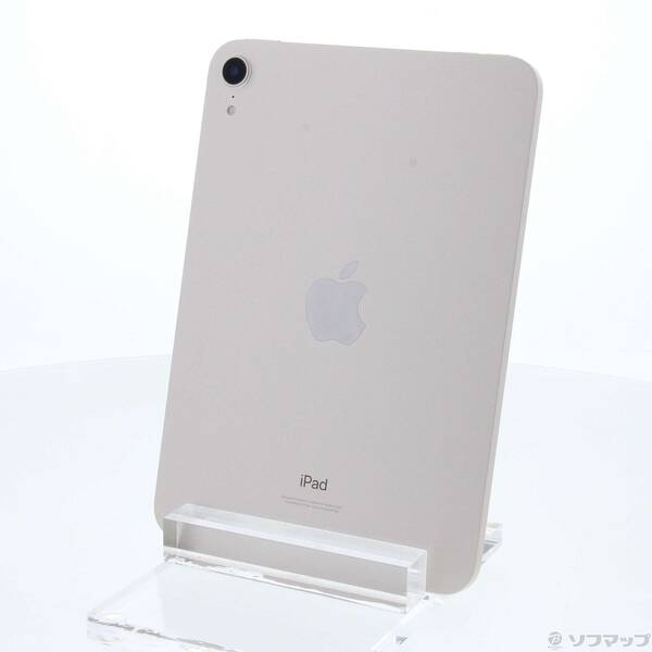 【中古】Apple(アップル) iPad mini 第6世代 64GB スターライト MK7P3TH／A Wi-Fi 【262-ud】