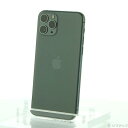 【中古】Apple(アップル) iPhone11 Pro 256GB ミッドナイトグリーン MWCC2J／A SIMフリー 【262-ud】