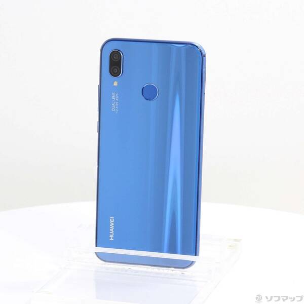 【中古】HUAWEI(ファーウェイ) HUAWEI P20 lite 32GB クラインブルー HWU34SLU UQ mobile 【344-ud】