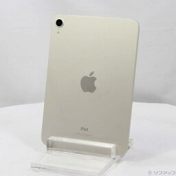 【中古】Apple(アップル) iPad mini 第6世代 64GB スターライト MK7P3X／A Wi-Fi 【344-ud】