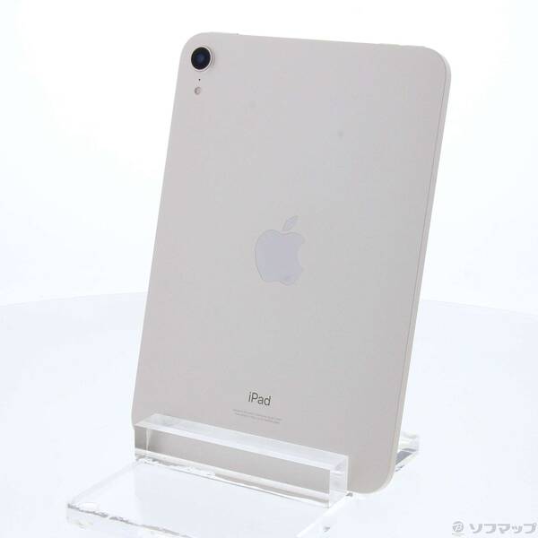 【中古】Apple(アップル) iPad mini 第6世代 64GB スターライト MK7P3X／A Wi-Fi 【344-ud】