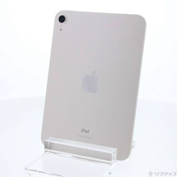 【中古】Apple(アップル) iPad mini 第6世代 64GB スターライト MK7P3X／A Wi-Fi 【344-ud】