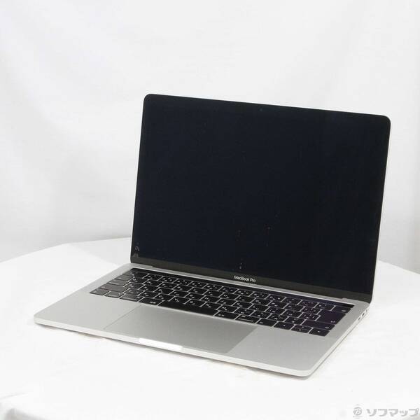 【中古】Apple(アップル) MacBook Pro 13.3-inch Mid 2019 MV9A2J／A Core_i7 2.8GHz 16GB SSD512GB シルバー 〔10.15 Catalina〕 【262-ud】