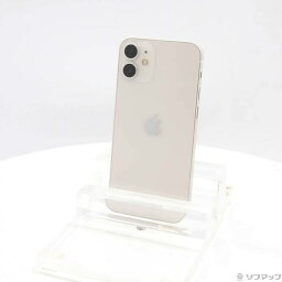 【中古】Apple(アップル) iPhone12 mini 64GB ホワイト MGA63J／A SIMフリー 【262-ud】