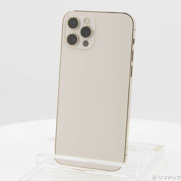 【中古】Apple(アップル) iPhone12 Pro 128GB ゴールド MGM73J／A SIMフリー 【269-ud】