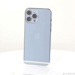 【中古】Apple(アップル) iPhone13 Pro Max 128GB シエラブルー MLJ73J／A SIMフリー 【258-ud】