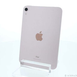 【中古】Apple(アップル) iPad mini 第6世代 64GB ピンク MLWL3KH／A Wi-Fi 【348-ud】