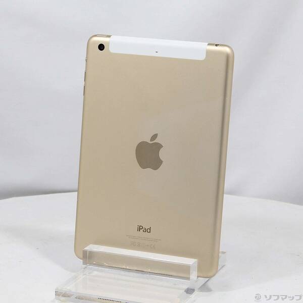 【中古】Apple(アップル) iPad mini 3 16GB ゴールド MGYR2J／A docomo 【276-ud】