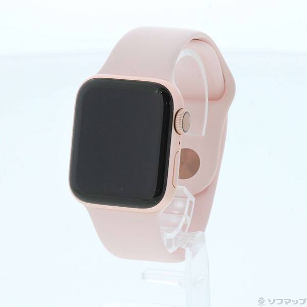 【中古】Apple(アップル) Apple Watch Series 4 GPS 40mm ゴールドアルミニウムケース ピンクサンドスポーツバンド 【276-ud】