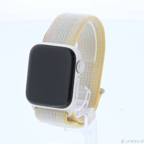 Apple(アップル) Apple Watch SE 第2世代 GPS 40mm スターライトアルミニウムケース スターライトスポーツループ 