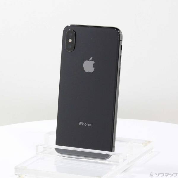 【中古】Apple(アップル) iPhoneX 64GB スペースグレイ MQAX2J／A SIMフリー 【348-ud】