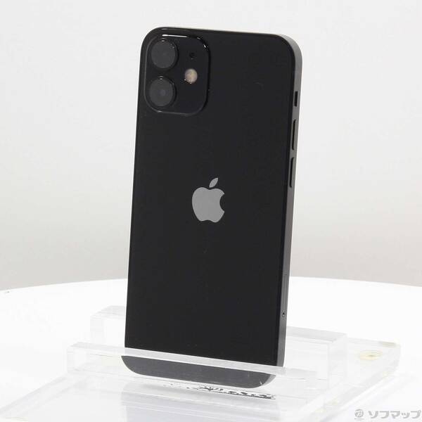 【中古】Apple(アップル) iPhone12 mini 64GB ブラック MGA03J／A Y!mobile 【348-ud】