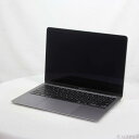 【中古】Apple(アップル) MacBook Air 13.3-inch Late 2020 MGN63J／A Apple M1 8コアCPU_7コアGPU 8GB SSD256GB スペースグレイ 〔12...