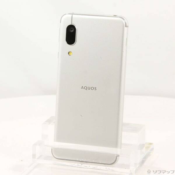 【中古】SHARP(シャープ) AQUOS sense3 basic 32GB シルバー 907SH SoftBank 【344-ud】