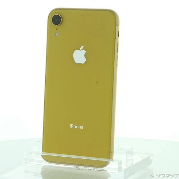 【中古】Apple(アップル) iPhoneXR 64GB イエロー NT082J／A SoftBank 【305-ud】