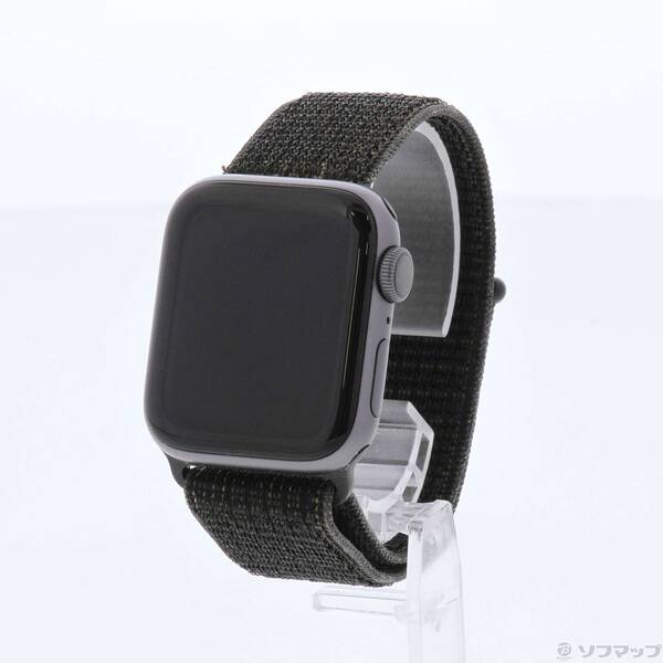 【中古】Apple(アップル) Apple Watch Series 4 Nike+ GPS 40mm スペースグレイアルミニウムケース ブラックNikeスポーツループ 【297-..