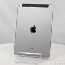 【中古】Apple(アップル) iPad Air 2 32GB スペースグレイ MNVP2J／A au 【305-ud】