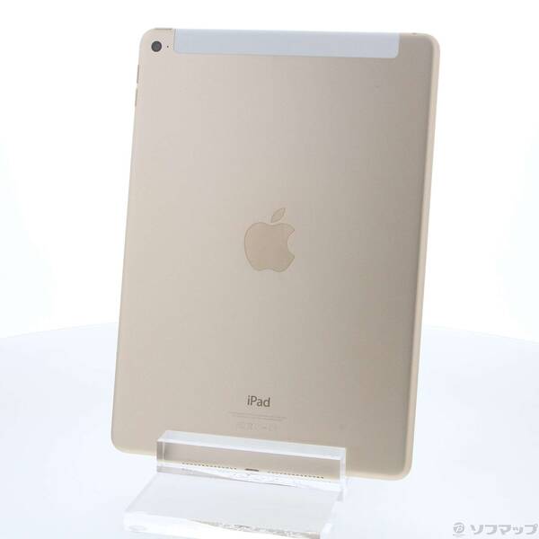 【中古】Apple(アップル) iPad Air 2 16GB ゴールド MH1C2J／A au 【258-ud】