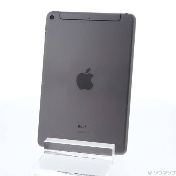 【中古】Apple(アップル) iPad mini 第5世代 64GB スペースグレイ MUX52J／A auロック解除SIMフリー 【198-ud】