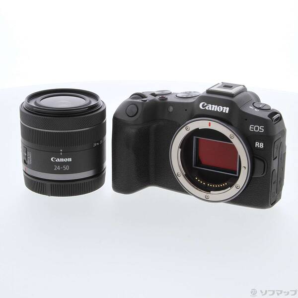 【中古】Canon(キヤノン) EOS R8 RF24-50 IS STM レンズキット 【198-ud】