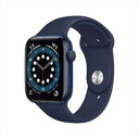 yÁzApple(Abv) Apple Watch Series 6 GPS 44mm u[A~jEP[X fB[vlCr[X|[coh y258-udz