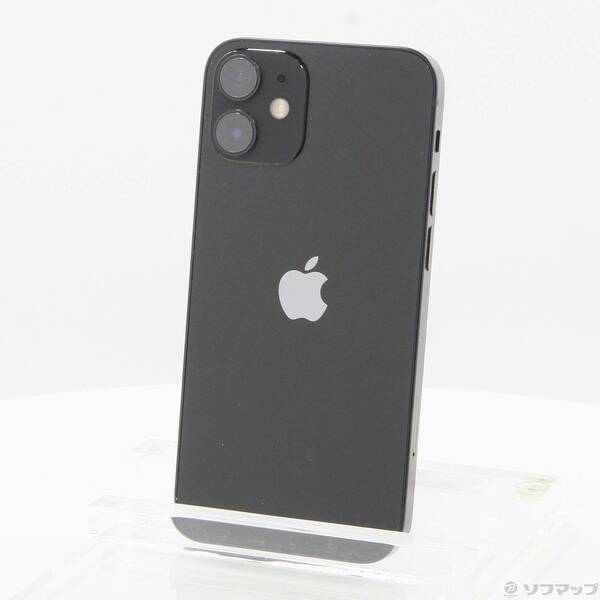 【中古】Apple(アップル) iPhone12 mini 64GB ブラック MGA03J／A SIMフリー 【262-ud】