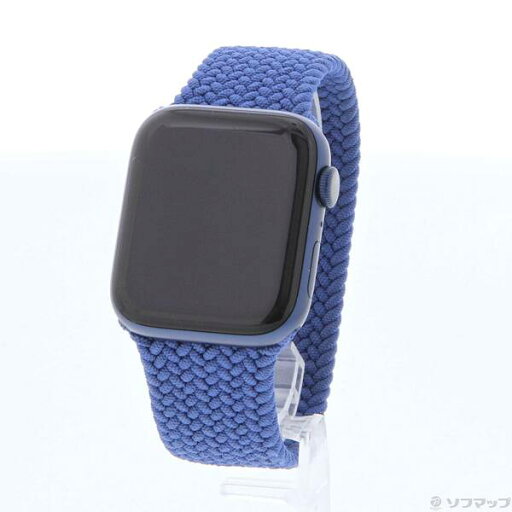 【中古】Apple(アップル) Apple Watch Series 6 GPS 44mm ブルーアルミニウムケース アトランティックブルーブレイデッドソロループ 【262-ud】 【中古】Apple(アップル) Apple Watch Series 6 GPS 44mm ブルーアルミニウムケース アトランティックブルーブレイデッドソロループ 【262-ud】