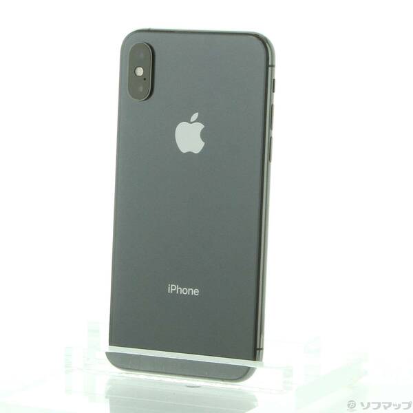 【中古】Apple(アップル) iPhoneXS 64GB スペースグレイ MTAW2J／A SIMフリー 【262-ud】