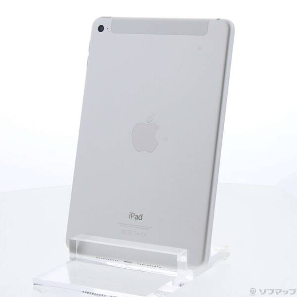 【中古】Apple(アップル) iPad mini 4 16GB シルバー MK702J／A SIMフリー 【381-ud】