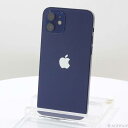 【中古】Apple(アップル) iPhone12 128GB ブルー MGHX3J／A SIMフリー 【377-ud】