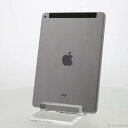 【中古】Apple(アップル) iPad Air 2 16GB スペースグレイ MGGX2J／A docomoロック解除SIMフリー 【262-ud】