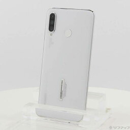 【中古】HUAWEI(ファーウェイ) HUAWEI P30 lite 64GB パールホワイト HWSEC3 Y!mobile 【258-ud】