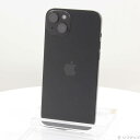 【中古】Apple(アップル) iPhone15 Plus 256GB ブラック MU0F3J／A SIMフリー 【262-ud】