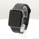 yÁzApple(Abv) Apple Watch Series 3 GPS 42mm Xy[XOCA~jEP[X ubNX|[coh y371-udz